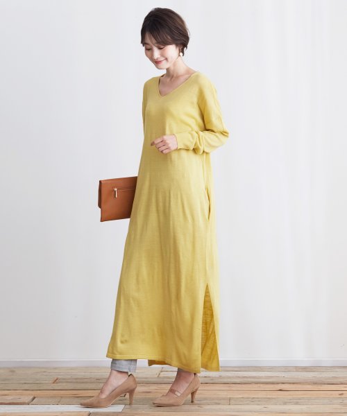 サイドスリットニットワンピース Happy急便 By Verita Jp Happy Exp Magaseek