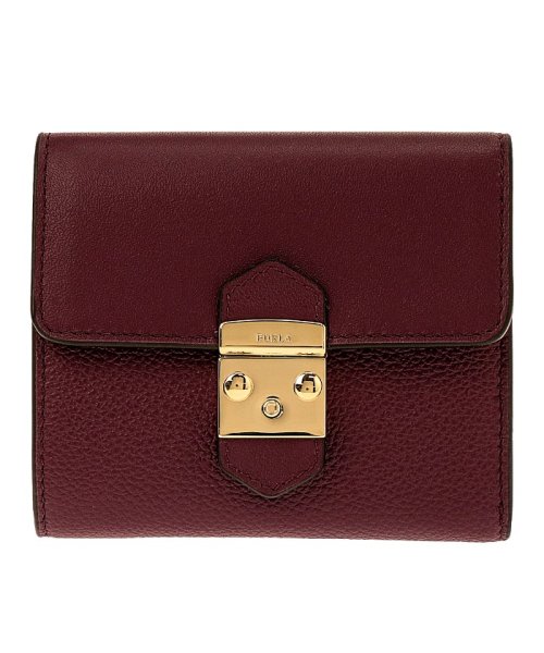 FURLA(フルラ)/FURLA フルラ 二つ折り財布 METROPOLIS S BI－FOLD METROPOLIS PU28 T75 f/レッド