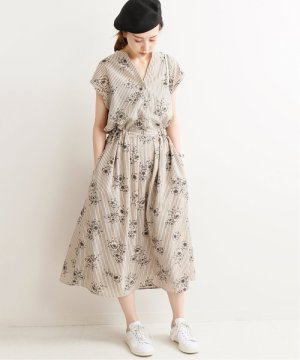 Iena イエナ ストライプフラワースキッパーシャツワンピース Magaseek マガシーク ファッション通販商品紹介ブログ