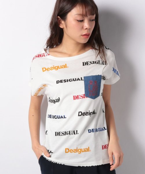 Desigual(デシグアル)/Tシャツショート袖/ホワイト系