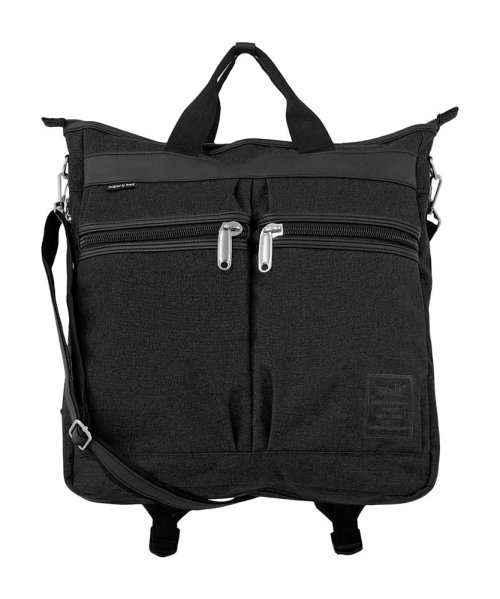 トートバッグ メンズ 大容量 通学 ファスナー付き おしゃれ 2way ショルダーバッグ 大学生 ブランド 大人 黒 横型 斜めがけ フェイクレザー 肩掛 ビークローバー lover Magaseek