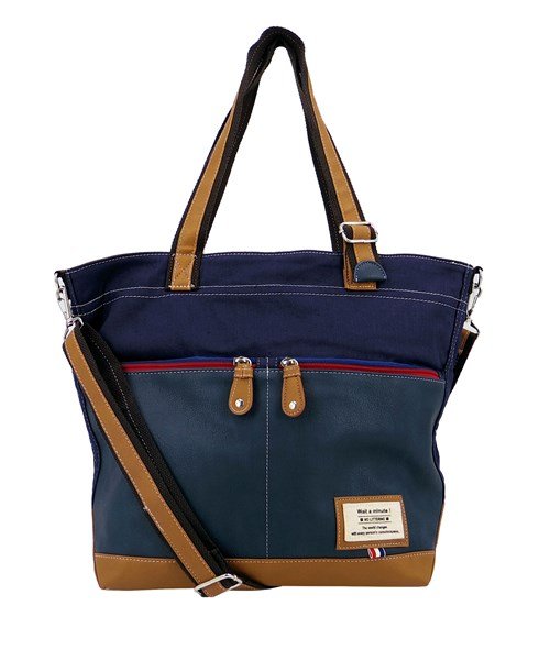 2way トートバッグ レディース メンズ W Lt ウォルト トートバッグ ナイロン 無地 トート ショルダー ナイロン 黒 斜めがけ ショルダーバッ ビークローバー lover Magaseek