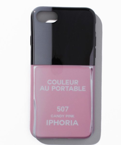 IPHORIA(アイフォリア)/【iPhone8/iPhone7対応】　ネイルボトルシリーズ　Couleur　au　Portable　Candy　Pink/メーカー指定色