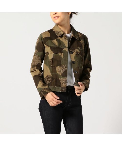 Levi's(リーバイス)/クロップミリタリージャケット/CAMO/GREENS