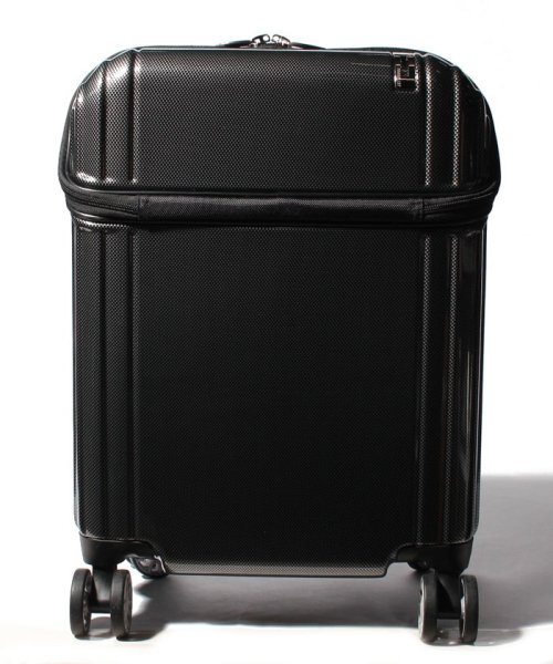 Travel Selection(トラベルセレクション)/スーツケース トラベリスト トップオープン S 機内持ち込み対応サイズ/ブラックカーボン