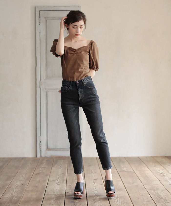 クーポン開催中 Mvs Black Skinny マウジー Moussy Magaseek