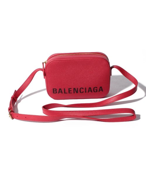 BALENCIAGA(バレンシアガ)/【BALENCIAGA】VILLE CAM BAG XS/レッド
