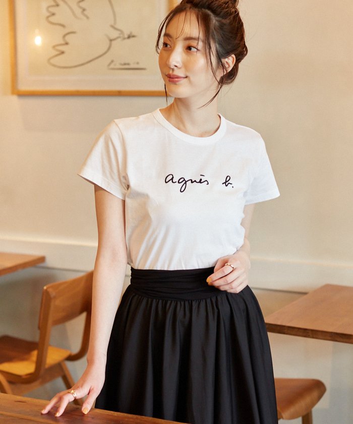 アニエスべー Tシャツとトート カーディガンの夏 Dorris