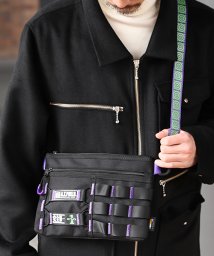 DEVICE(デバイス)/【新世紀エヴァンゲリオンコラボ】DEVICE×A.T.FIELD CORDURA サコッシュバッグ/パープル