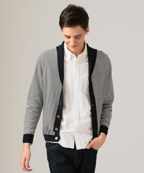Houston Gass ボーダーショールカーディガン ニット メンズファッション 阪急百貨店公式通販 阪急 Men S Online Store