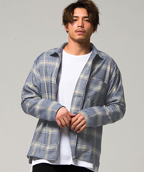 Vicci ビッチ チェック柄長袖ドリズラージャケット ビッチ Vicci Magaseek Vicci ビッチ チェック柄長袖ドリズラージャケット ビッチ Vicci Magaseek