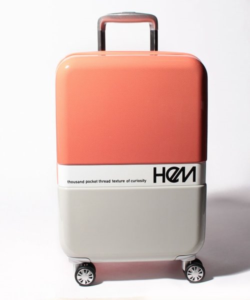 addy selection(アディセレクション)/【HeM】 スーツケース フラスコ S 機内持ち込み対応サイズ/ﾋﾟﾝｸ