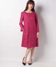 MISS J(ミス　ジェイ)/フラワープリント ドレス/ピンク