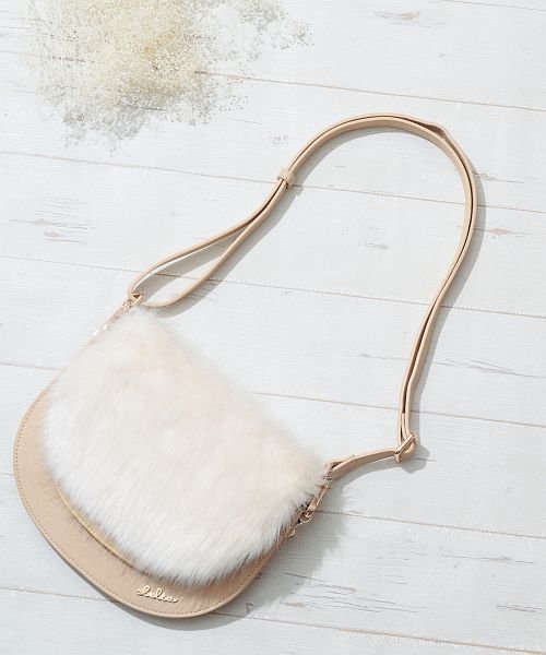 お財布ポシェット レディース ショルダーバッグ ファーフラップ お財布ショルダー クレリア Clelia Magaseek
