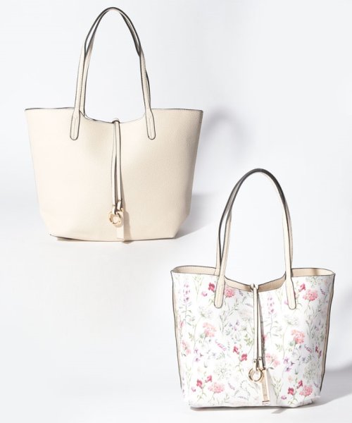 セール ポーチ付き花柄リバーシブルトートバッグ エイミーパール バイ パウダーシュガー Eimy Peal By Powder Sugar Magaseek