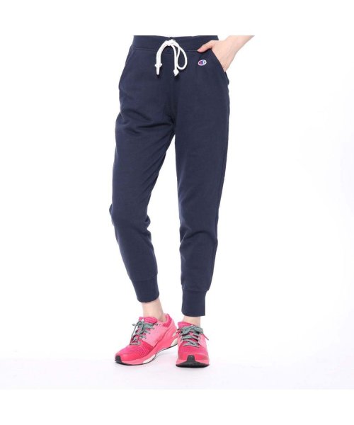 チャンピオン Champion レディース スウェットロングパンツ Sweat Pant Cw K216 ネイビー チャンピオン Champion Magaseek