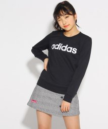 PINK-latte/adidas　ロゴクルースウェット/501817129