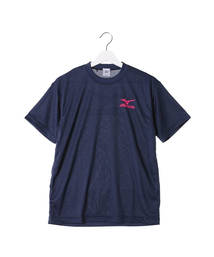 ミズノ Mizuno テニス 半袖tシャツ バックロゴ 背面ロゴ 練習 プラクティス トレーニング バドミントン ソフトテニス ウェア 62ja6z0187 ミズノ Mizuno Magaseek