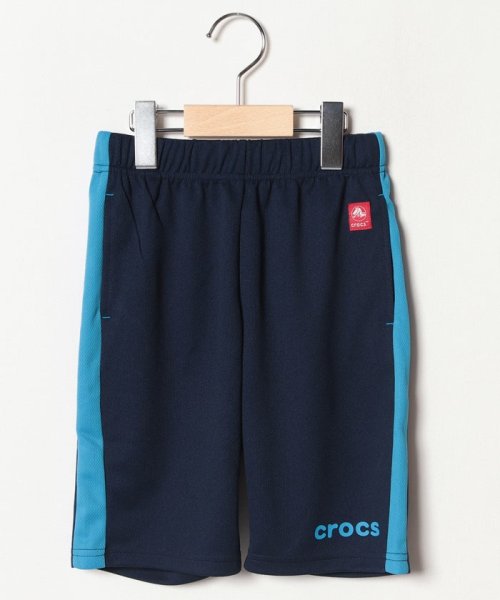 crocs(KIDS WEAR)(クロックス（キッズウェア）)/CROCSメッシュ素材ハーフパンツ/ブルー