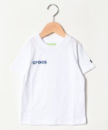 crocs(KIDS WEAR)(クロックス（キッズウェア）)/CROCSシンプル半袖Tシャツ/ホワイト