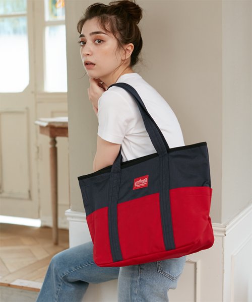 Manhattan Portage(マンハッタンポーテージ)/Tompkins Tote Bag (M)/D.Navy/Red