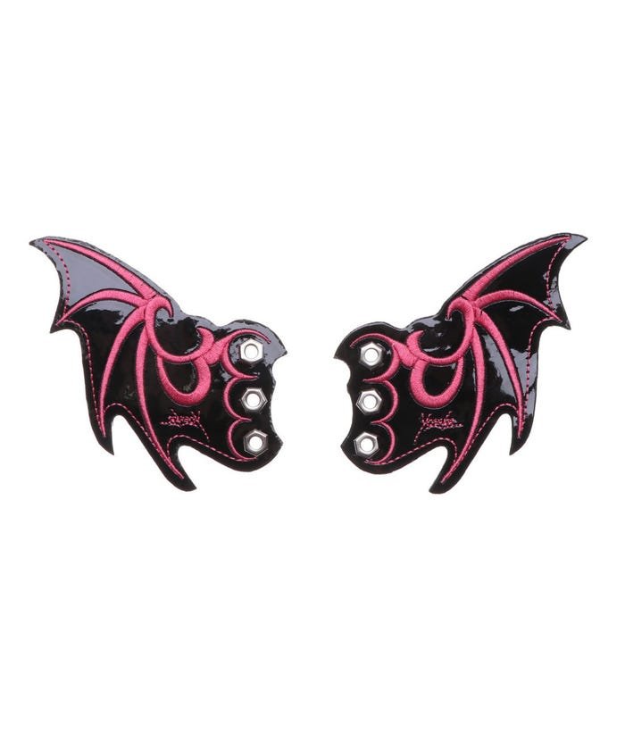 ヨースケ Yosuke シューケア用品 悪魔の羽根 限定shop取扱いアイテム ブラックピンク ヨースケ Yosuke Magaseek