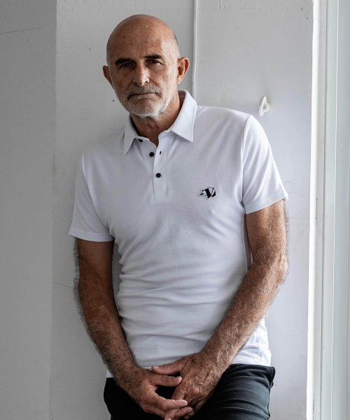 オリガミ刺繍ワッペンポロシャツ Hankyu Men S 阪急メンズ オリガミ刺繍ワッペンポロシャツ Hankyu Men S 阪急メンズ