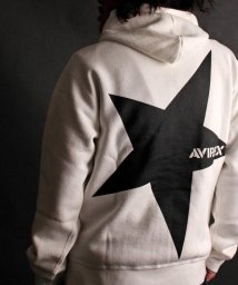AVIREX(AVIREX)/【WEB＆DEPOT限定】ビッグスター プルパーカー/BIG STAR PULL PARKA/AVIREX/アヴィレックス/WHITE