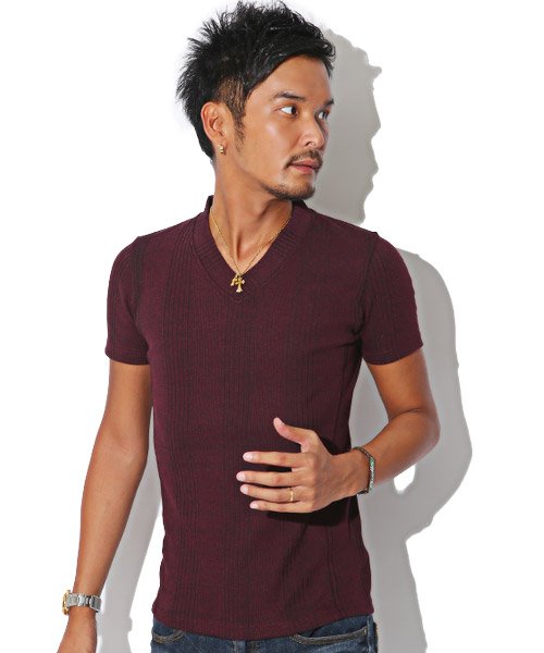 Bitter Tシャツ メンズ テレコ Vネック ランダムテレコリブサイド切り替えvネック半袖tシャツ 半袖 半そで カットソー ランダムテレコ リブ テレコリ ラグスタイル Luxstyle Magaseek Bitter Tシャツ メンズ テレコ Vネック ランダムテレコリブサイド切り替えvネック半袖tシャツ 半袖 半そで カットソー ランダムテレコ リブ テレコリ ラグスタイル Luxstyle Magaseek