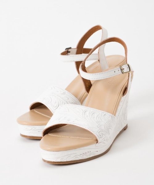 GRACE CONTINENTAL(グレースコンチネンタル)/Wedge Sandal/ホワイト