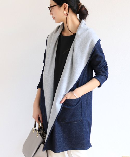 S 9 リバーシブル コーディガン フード付き アンドミー And Me Magaseek