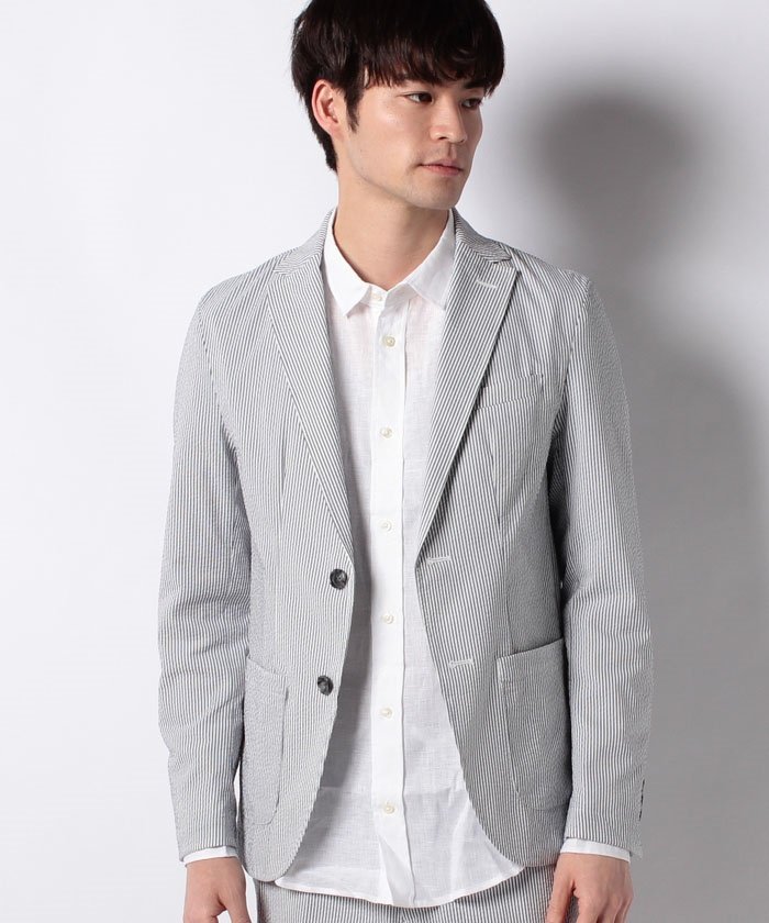 セール セットアップ対応商品 Coolmaxシアサッカージャケット ベネトン メンズ Benetton Mens Magaseek セール セットアップ対応商品 Coolmaxシアサッカージャケット ベネトン メンズ Benetton Mens Magaseek