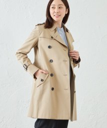 SANYO COAT(サンヨーコート)/★★＜100年コート＞ダブルトレンチショートコート(三陽格子)/ベージュ