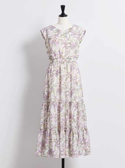 セール ボタニカルリーフ柄ワンピース ノエラ Noela Magaseek