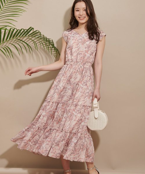 セール ボタニカルリーフ柄ワンピース ノエラ Noela Magaseek