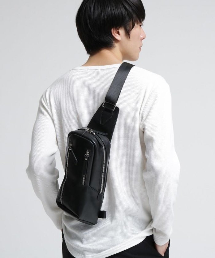 セール Web限定 レザー縦型ボディバッグ ティーケー タケオキクチ Tk Takeo Kikuchi Magaseek