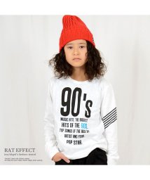 RAT EFFECT(ラット エフェクト)/デザインロゴTシャツ/オフホワイト