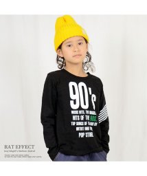 RAT EFFECT(ラット エフェクト)/デザインロゴTシャツ/ブラック