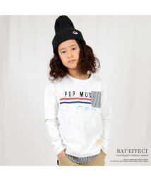 RAT EFFECT(ラット エフェクト)/デザインロゴTシャツ/オフホワイト系1