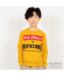 RAT EFFECT(ラット エフェクト)/デザインロゴトレーナー/マスタード