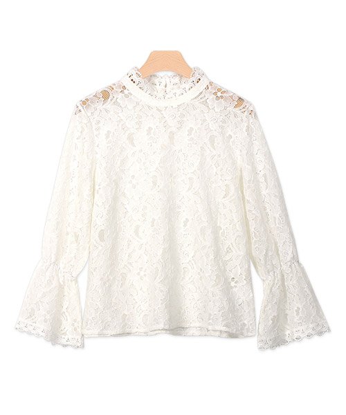 ラブリー白 トップス レース 人気のファッショントレンド