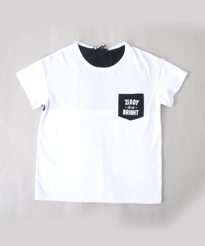 クーポン セール 60 Off カタログ掲載 胸ポケット付バックプリントｔシャツ ジディー Ziddy Magaseek