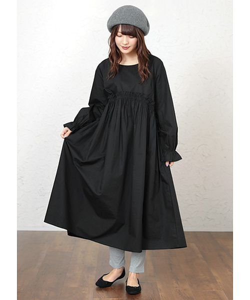 大人可愛くなれる1枚 ウエスト切替ワンピース ワンピース ワンピ 綿100 コットン キャンディスリーブ レディース大きいサイズゆったり Happy急便 By Verita Jp Happy Exp Magaseek