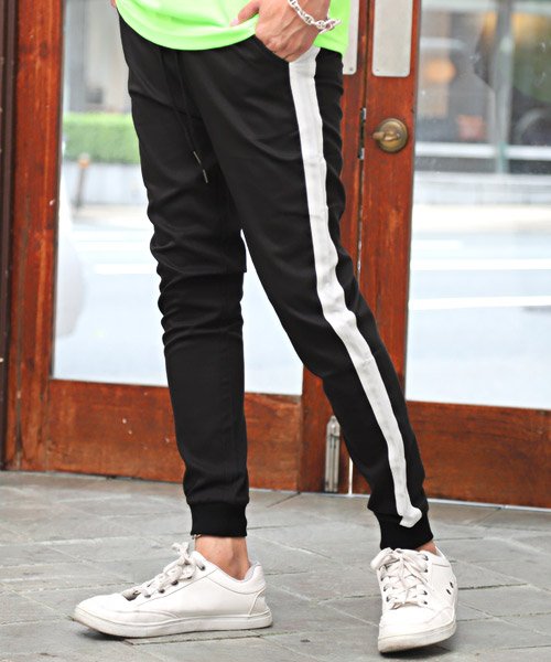 高級 ストリートパンツ ジョガーパンツ 韓国 ストリート メンズ 白 XL