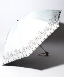 LANVIN Collection(umbrella)(ランバンコレクション（傘）)/LANVIN COLLECTION 晴雨兼用傘 ミニ傘 ラメ入り 刺繍/オフホワイト