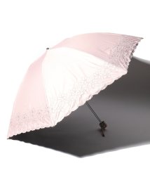 LANVIN Collection(umbrella)(ランバンコレクション（傘）)/LANVIN COLLECTION 晴雨兼用傘 ミニ傘 ラメ入り 刺繍/ピンク