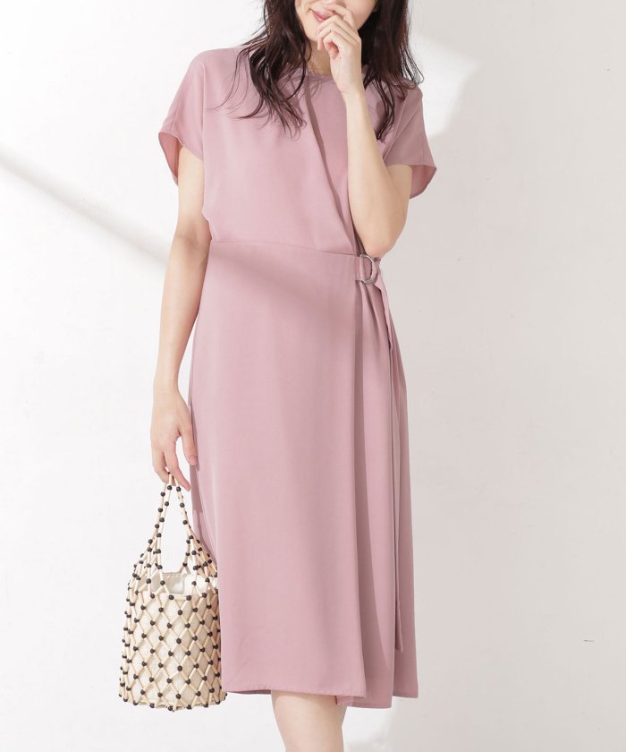 セール Aperi アシメタックドレープワンピース ナノ ユニバース Nano Universe Magaseek