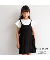RiCO SUCRE(リコ シュクレ)/ドッキングワンピース/ブラック