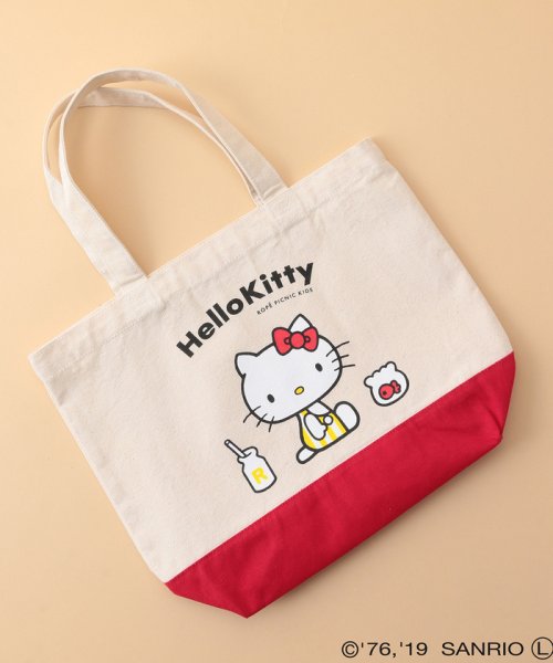 ROPE' PICNIC　KIDS(ロぺピクニックキッズ)/【Hello Kitty×ROPE' PICNIC KIDS】トートバッグ/キナリ（16）