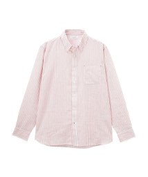 MAC HOUSE(men)(マックハウス（メンズ）)/Free Nature Linen ボタンダウンシャツ 391101MH/レッド